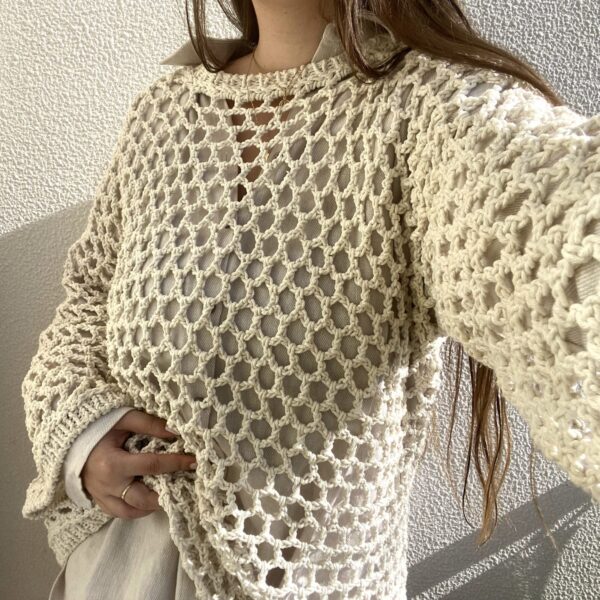 Y2K Hollow Sweater Pattern - Image 4