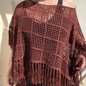 Mesh Me Up Poncho Pattern